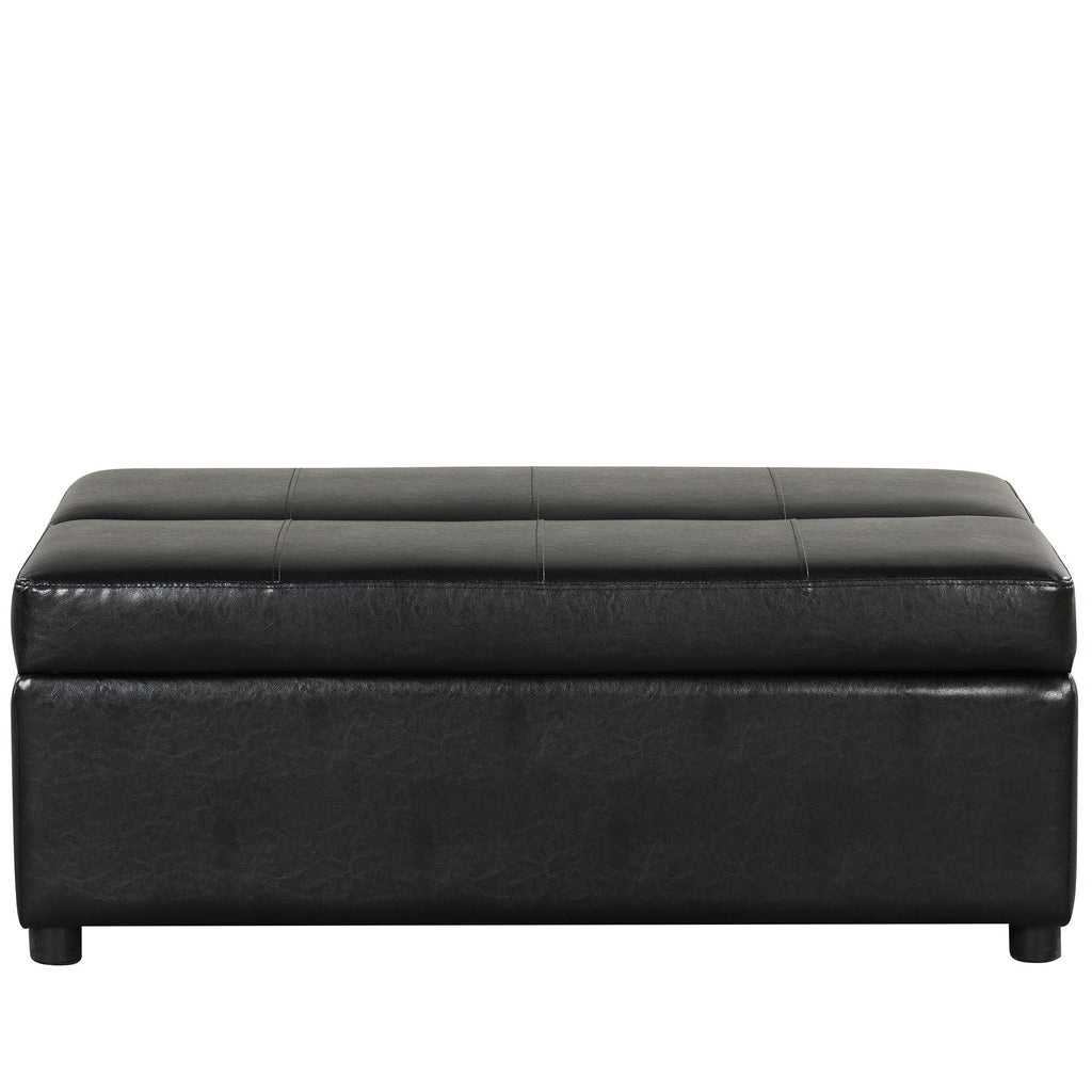 Twin Size Folding Ottoman Sleeper Bed with Mattress - Light Brown, Black, Dark Gray, White