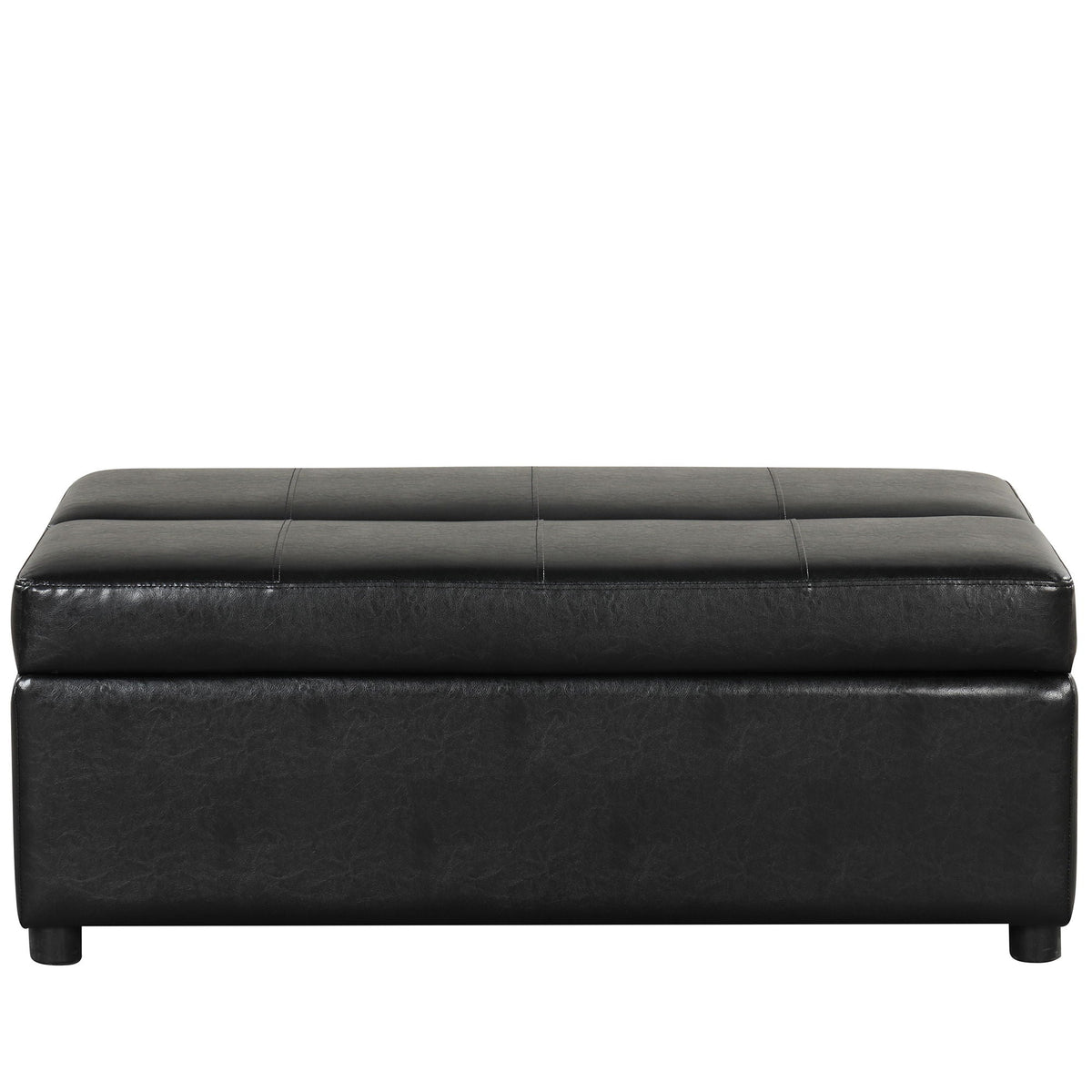 Twin Size Folding Ottoman Sleeper Bed with Mattress - Light Brown, Black, Dark Gray, White