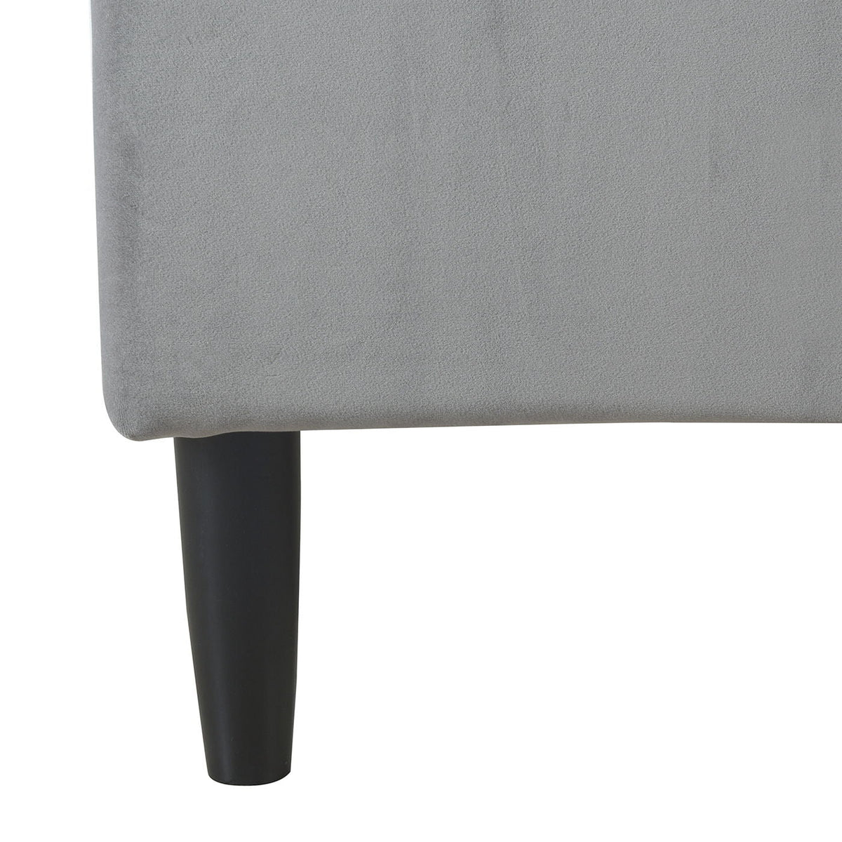 Vertical Tufted Modern Headboard Platform Bed Set with Upholstered Finish - Multiple Colors