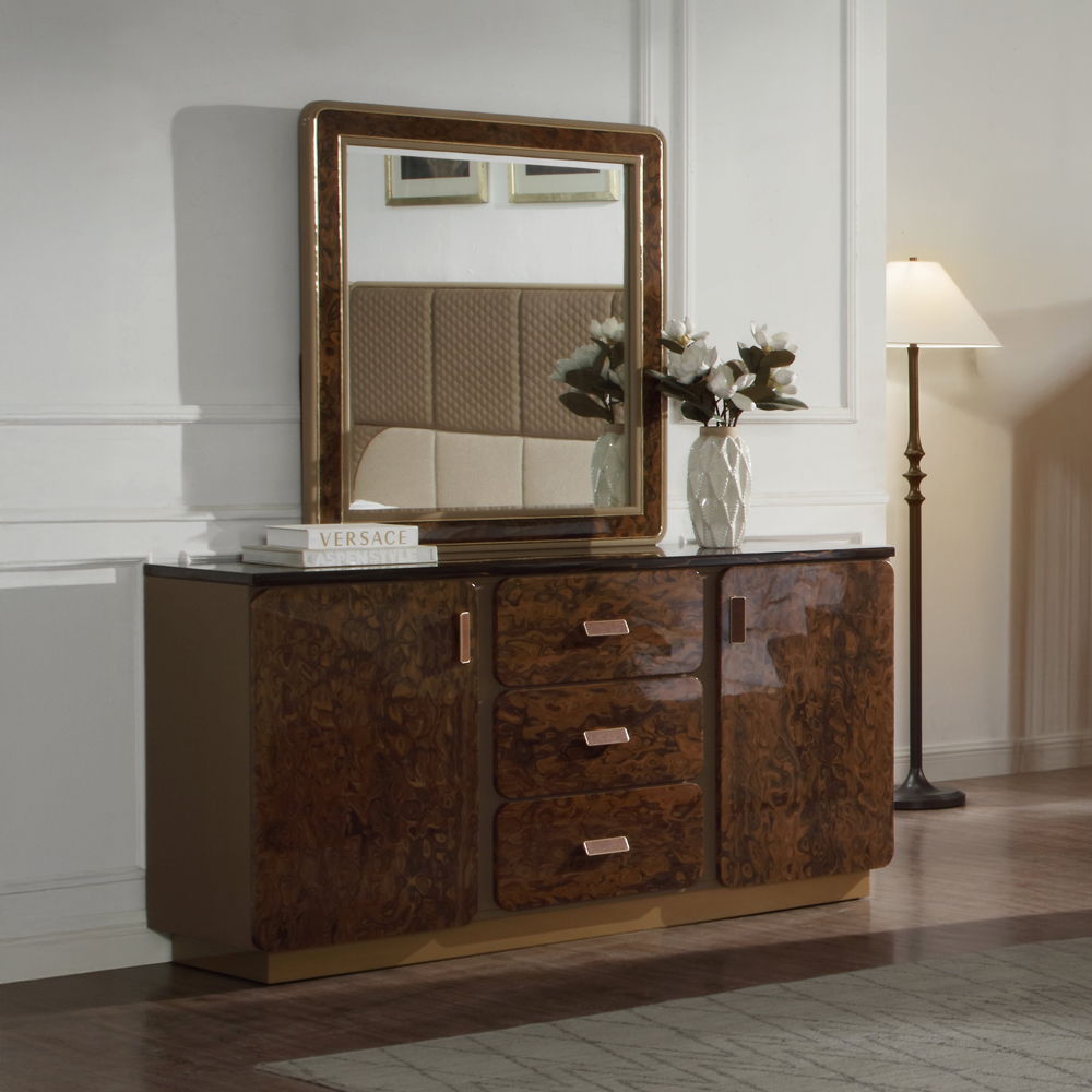 Marcelino - Mirror - Cherry Oak