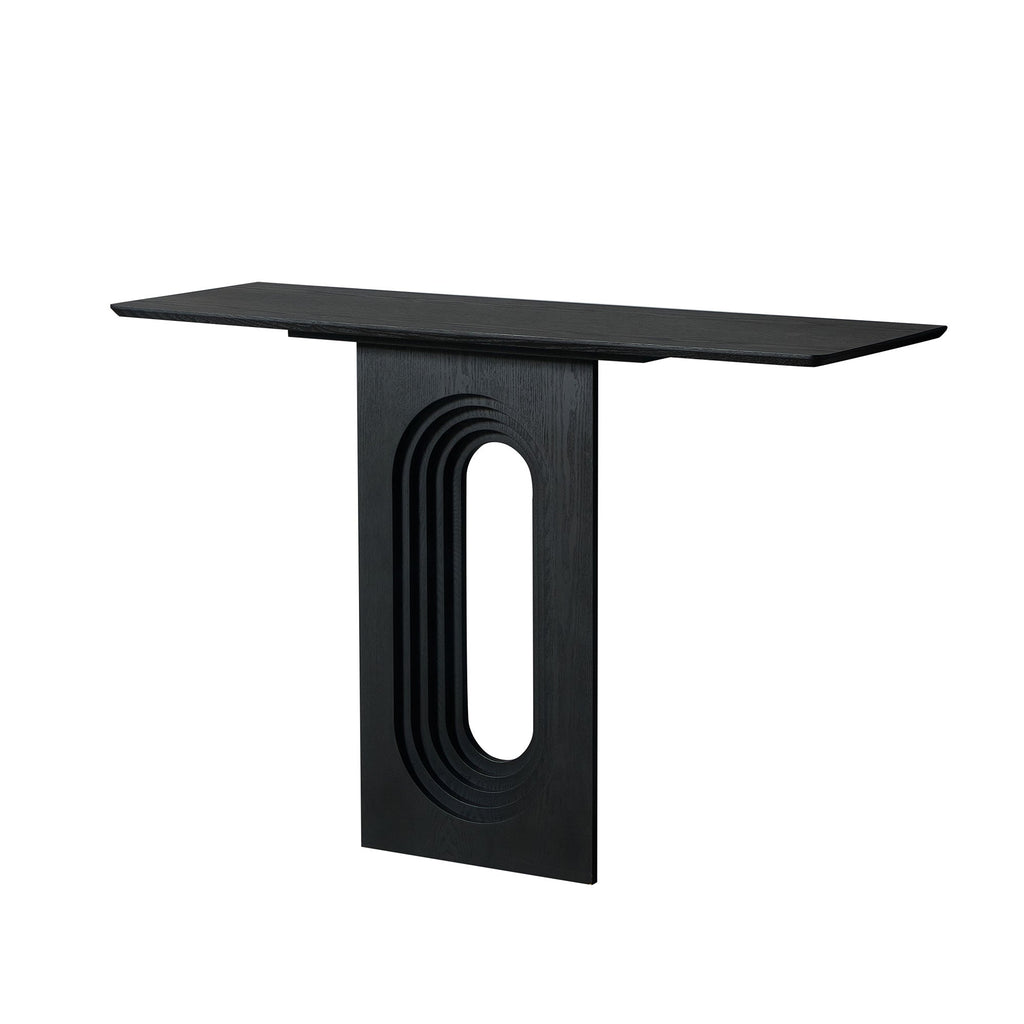 47.24 Inch Console Table with Loopback Design - MDF