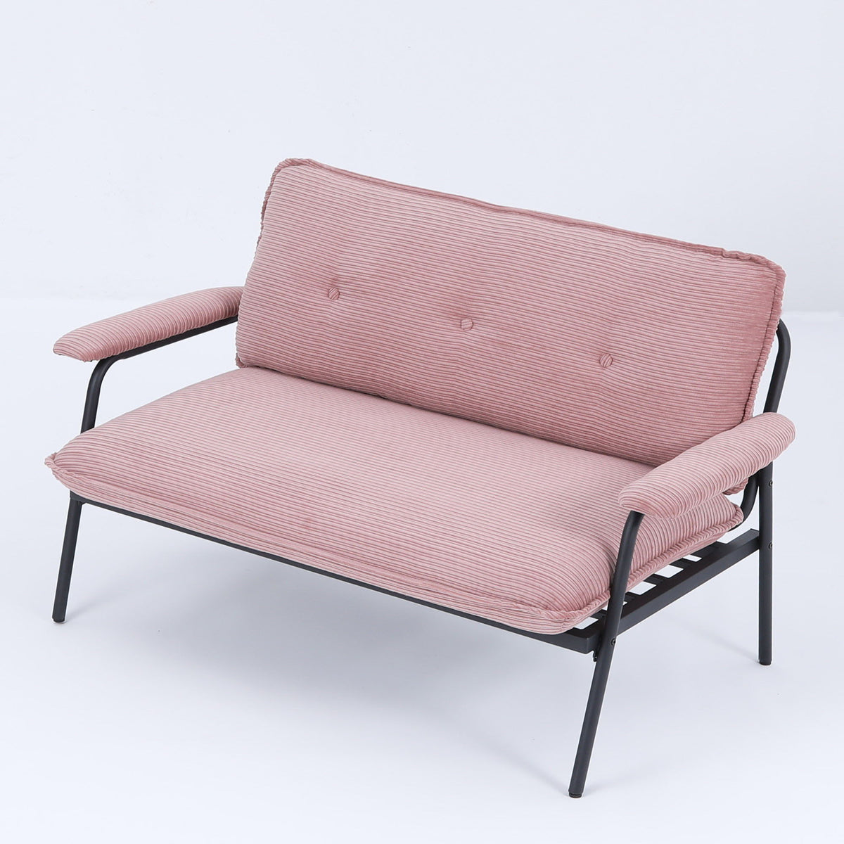 Modern Metal Frame Sofa with Sponge Filling - Beige