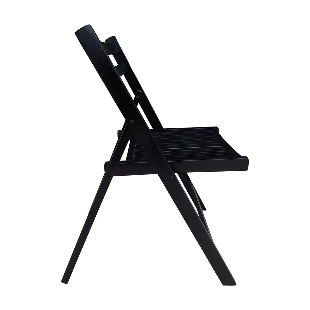 Foldable Solid Wood Special Event Chair Set - Set of 4 (Multiple Colors)