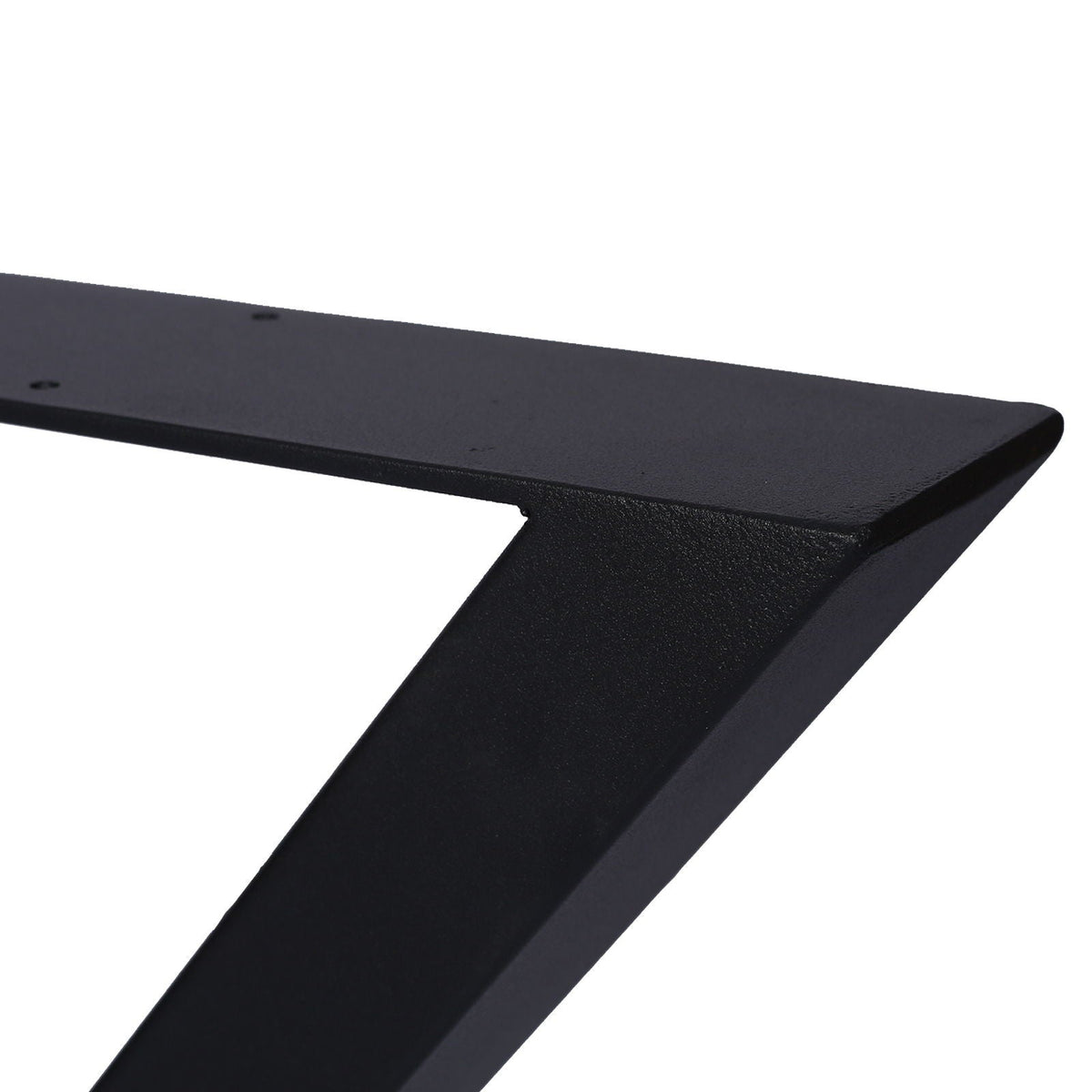 Wide Metal Table Legs with X-Frame Heavy Duty Steel - Black