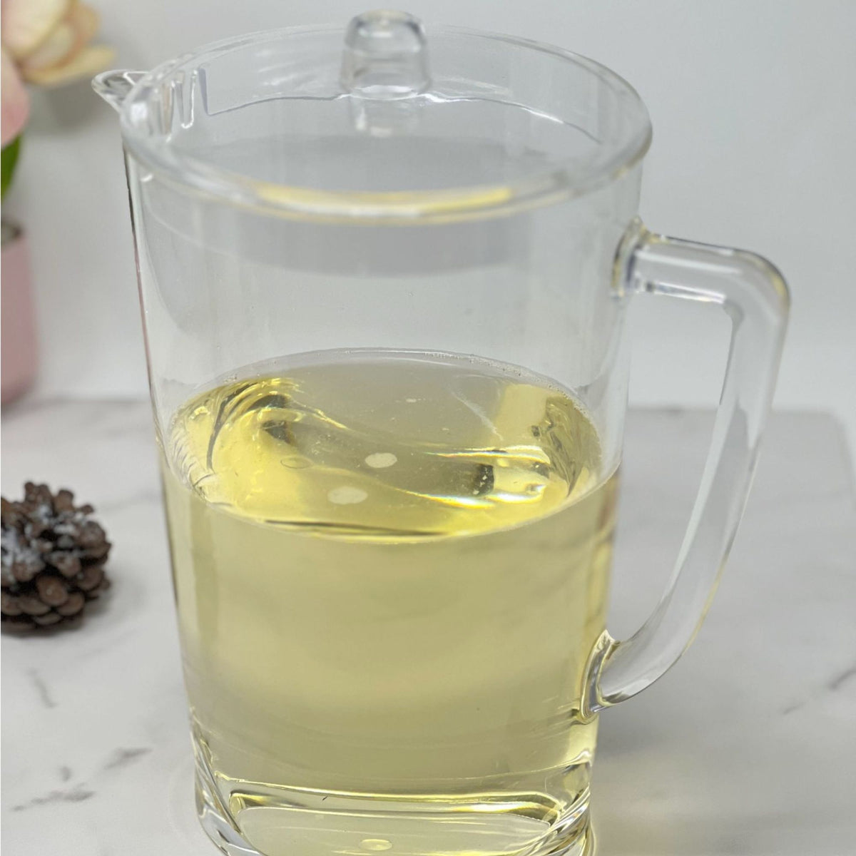 Unbreakable Plastic Water Pitcher with Lid - Clear, 2.75 Quarts
