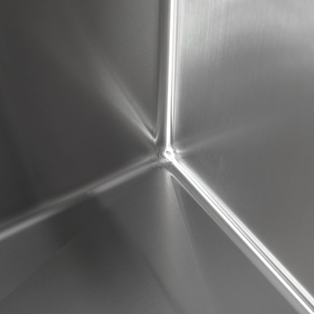 Stainless Steel Kitchen Sink with Overmount Installation - Brushed Finish