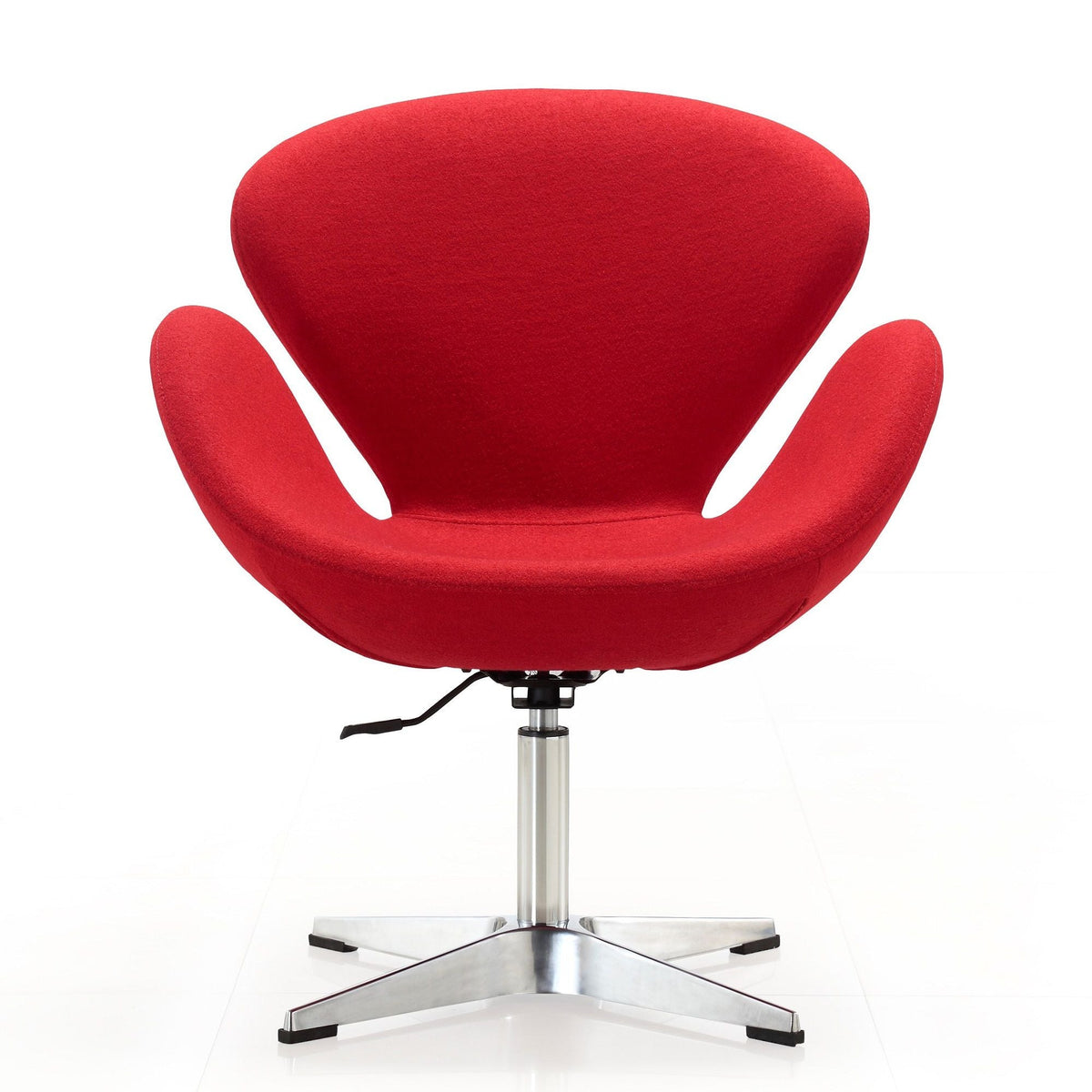 Raspberry Swivel Lounge Chair with 360-Degree Rotation - Multiple Colors