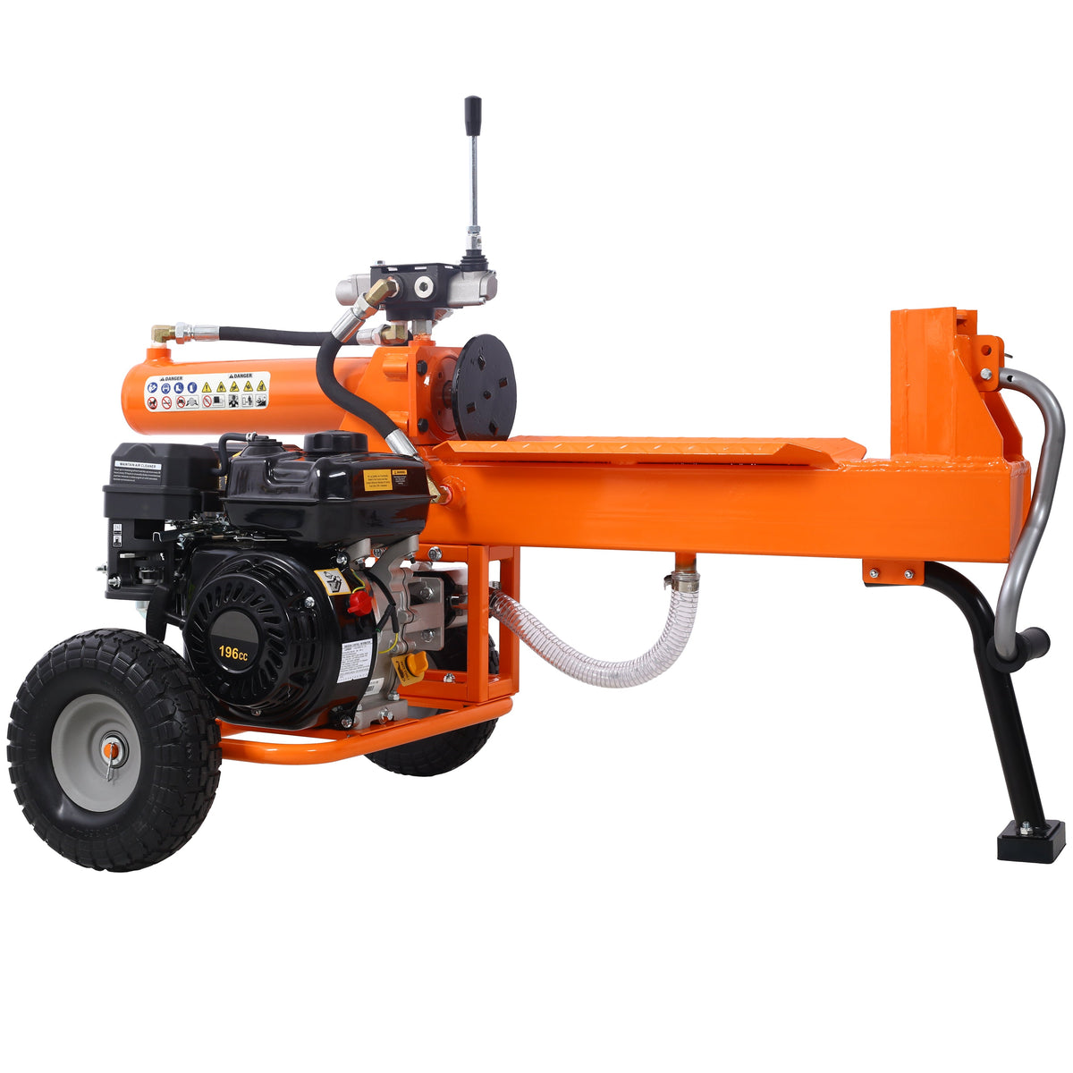 Portable 20 Ton Log Splitter with Auto Return Ram System - Steel