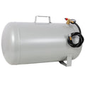11 Gallon Aluminum Air Tank with Pressure Gauge and Hose - Metallic Aluminum
