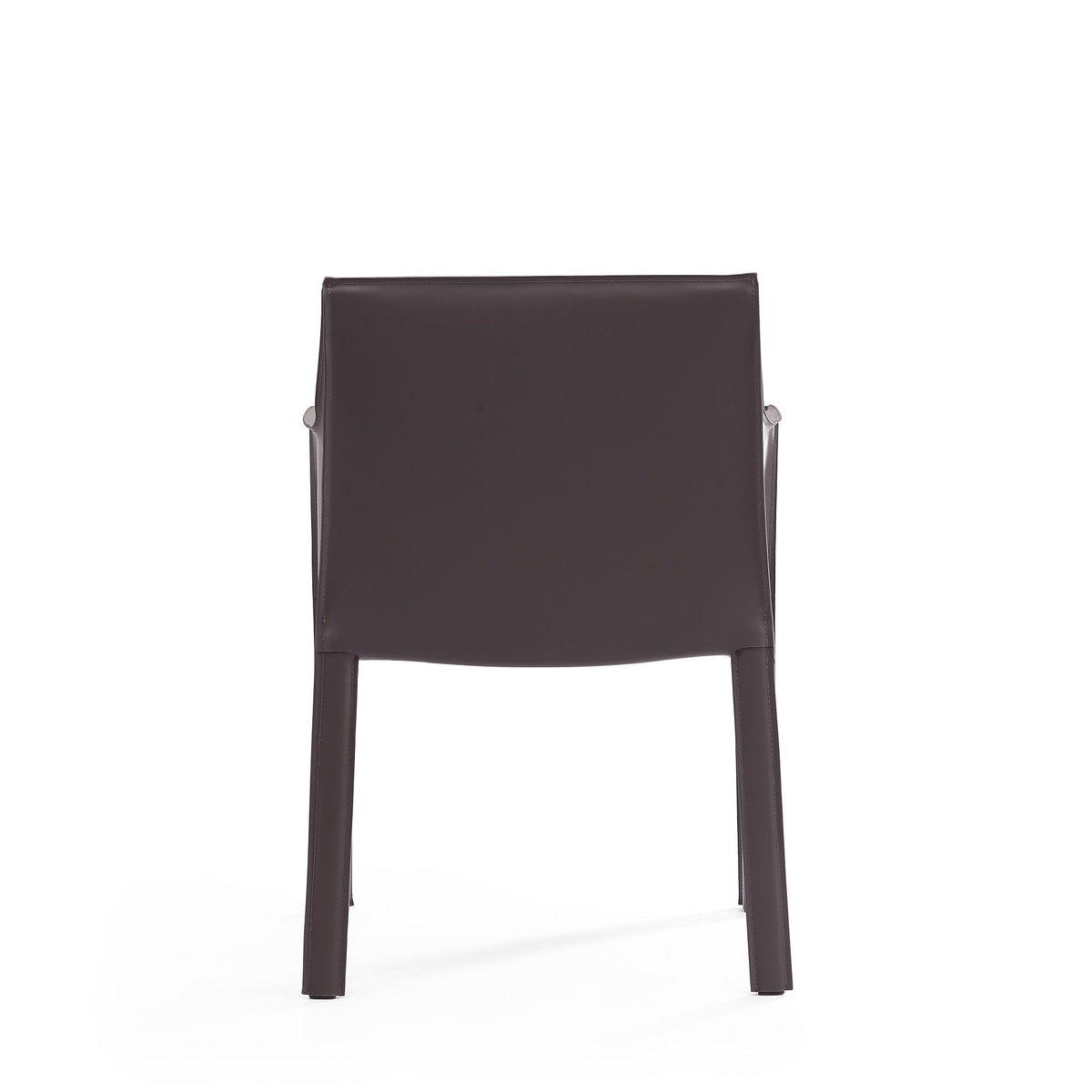 Vogue Dining Chair with Metal Frame - Light Brown or Dark Gray