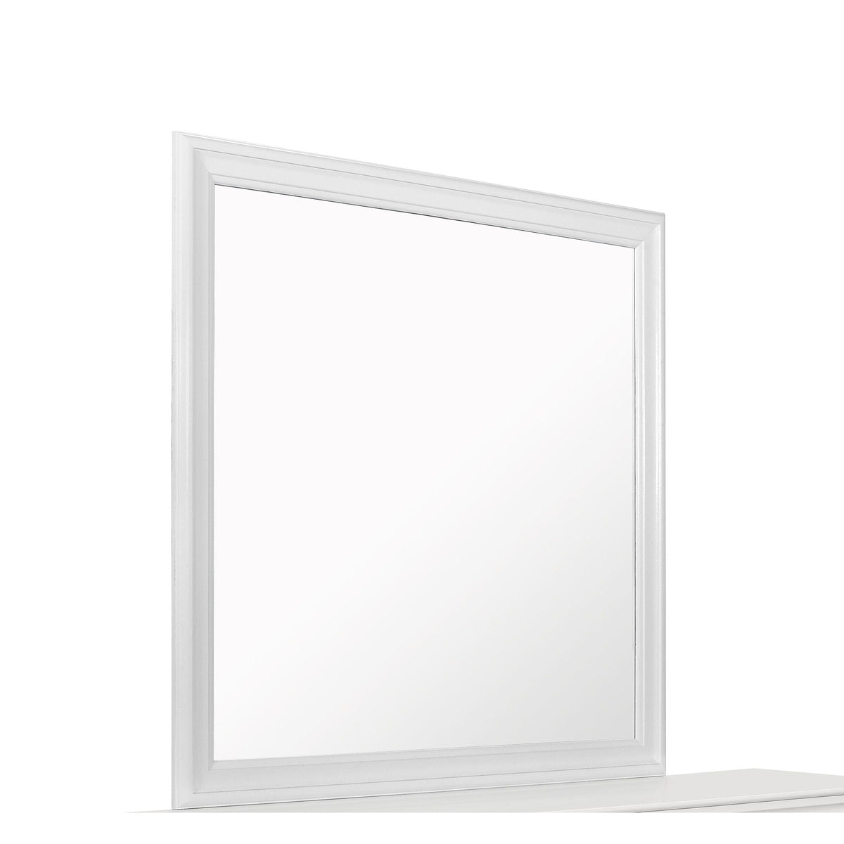 Crocodile Metallic Mirror with Beveled Glass - Dark Gray or White
