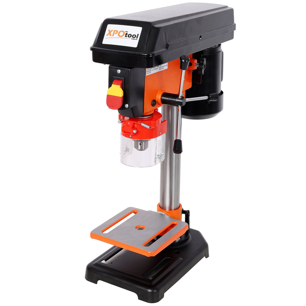 8" Swing Benchtop Drill Press with Laser & Vise Clamp - Steel