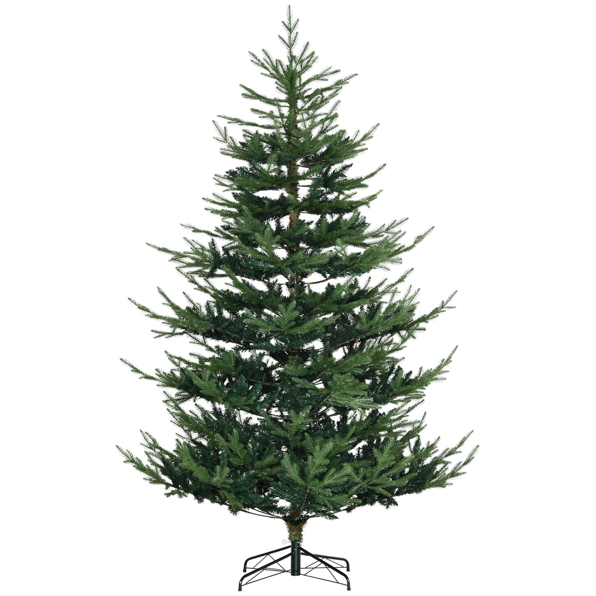 7.5 Foot Artificial Christmas Tree with Realistic Branches - Green