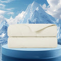 Cooling DA Comforter with Lightweight Nylon Blend - Ivory or Gray