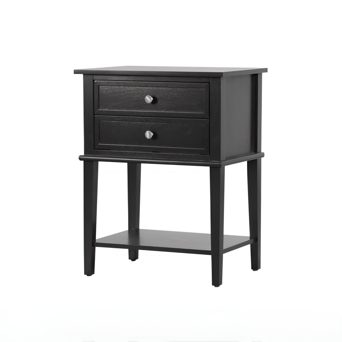 Vibrant Contemporary Nightstand with Smooth Drawer Glides - Multiple Colors