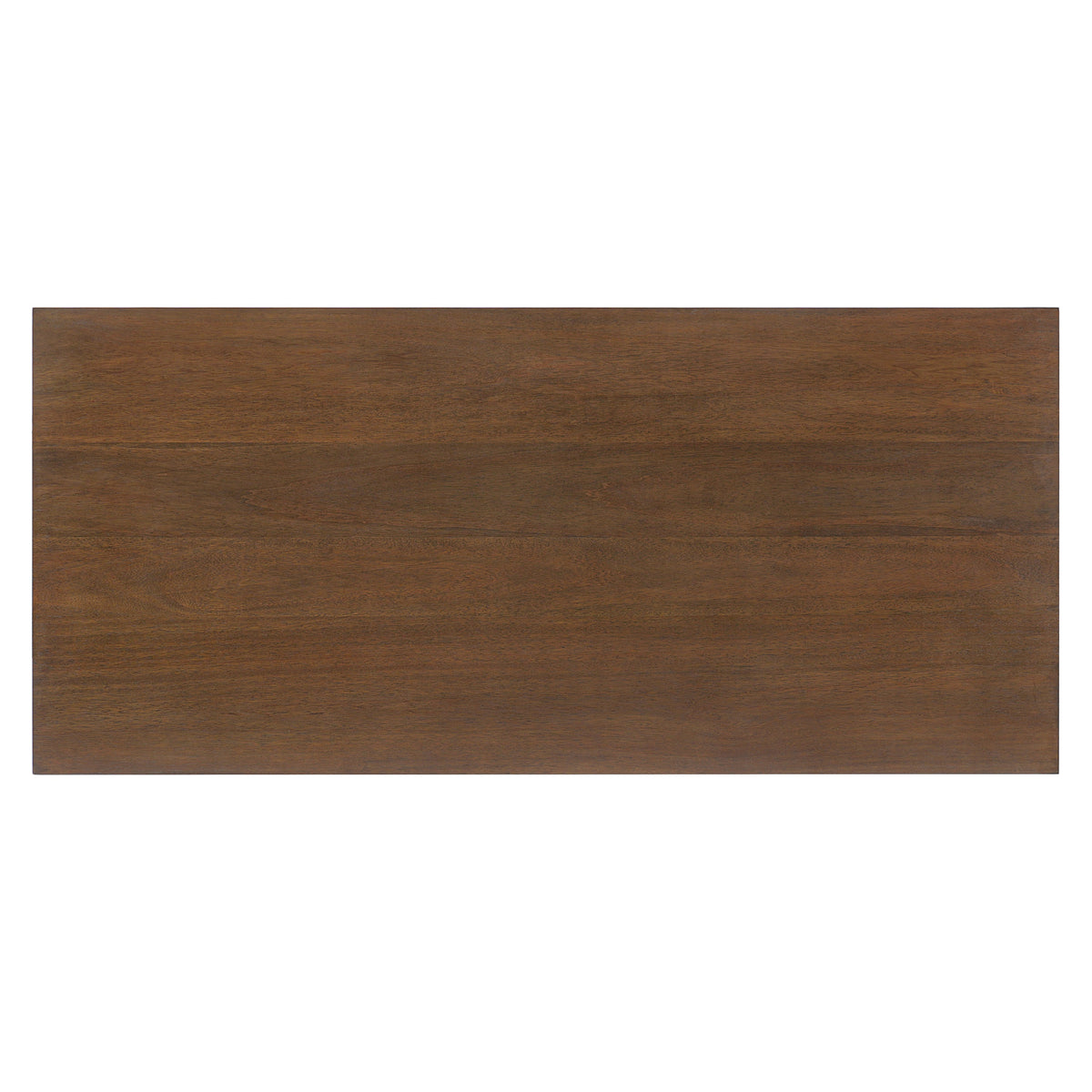 Modern Wooden Dining Table with Pedestal Base - Wood Finish