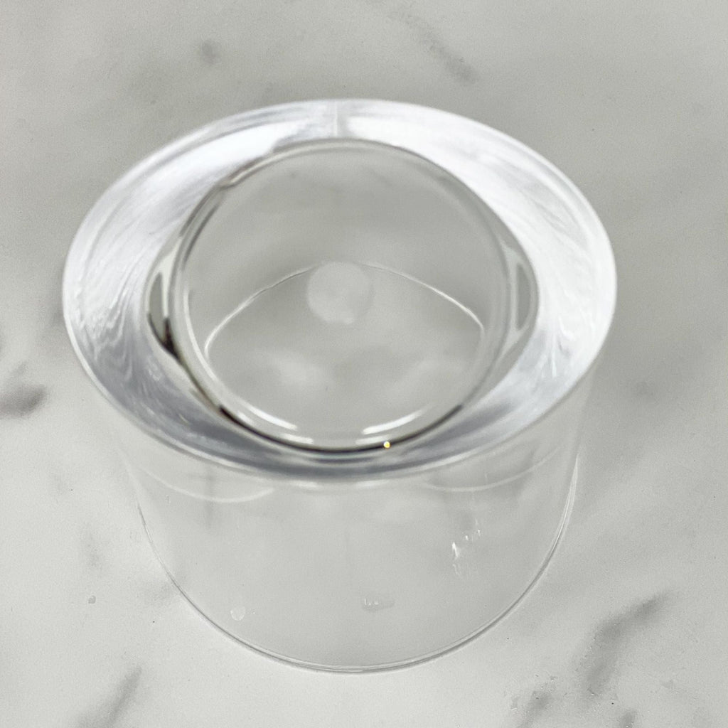 Clear Acrylic Bar Glasses Set of 4 with Unbreakable Design