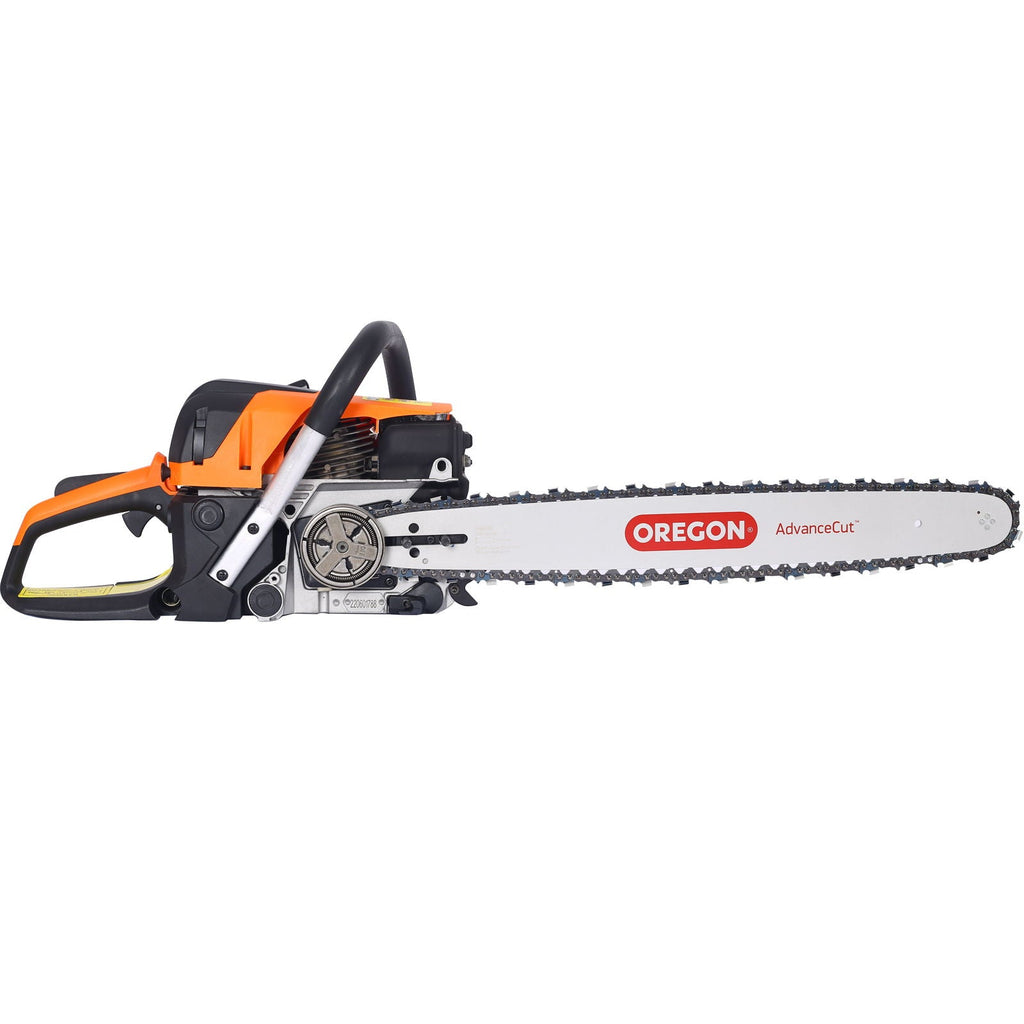 52cc Gasoline Chainsaw with 20" Oregon Bar - Orange