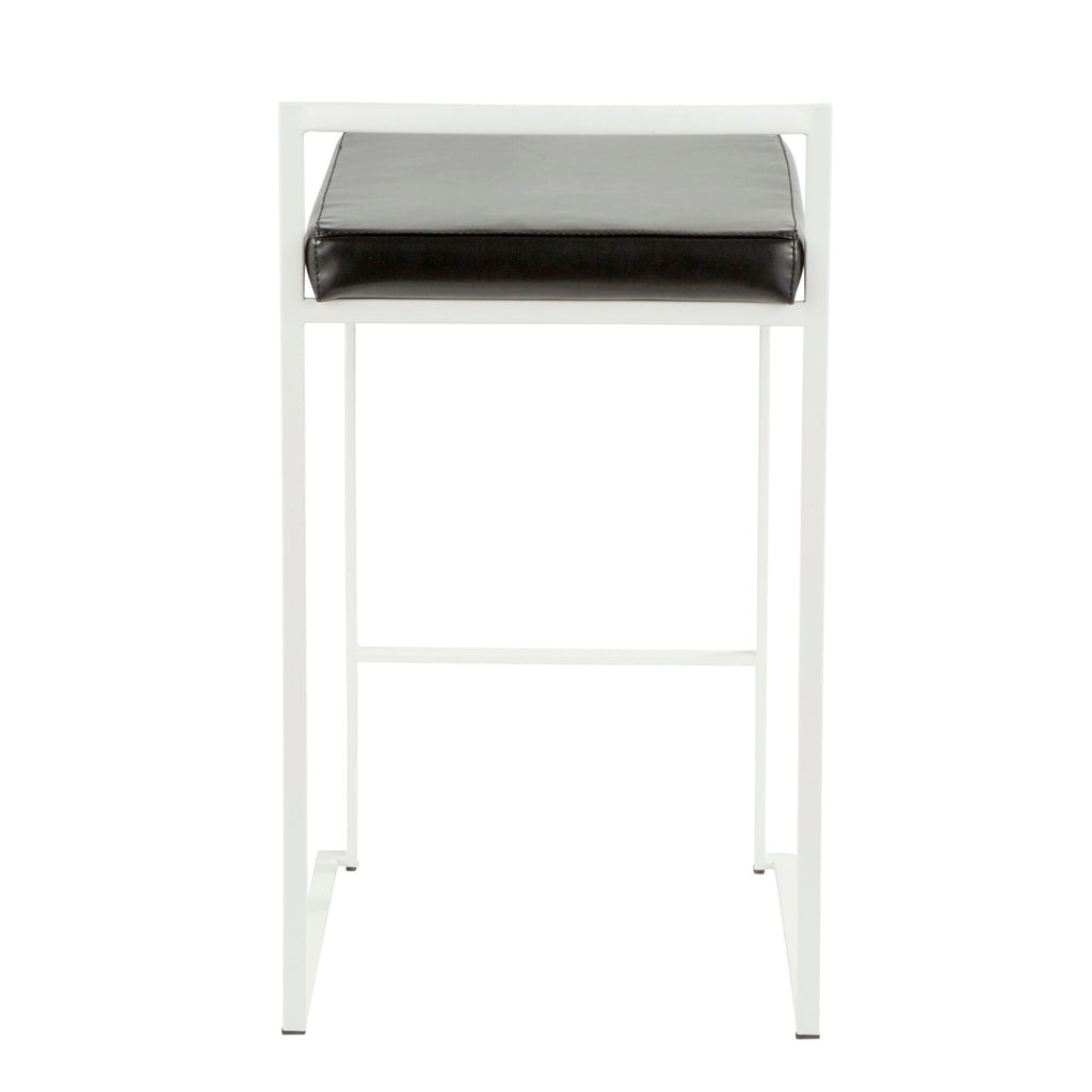 Stackable Counter Stool with Padded Comfort Seat - Multiple Colors