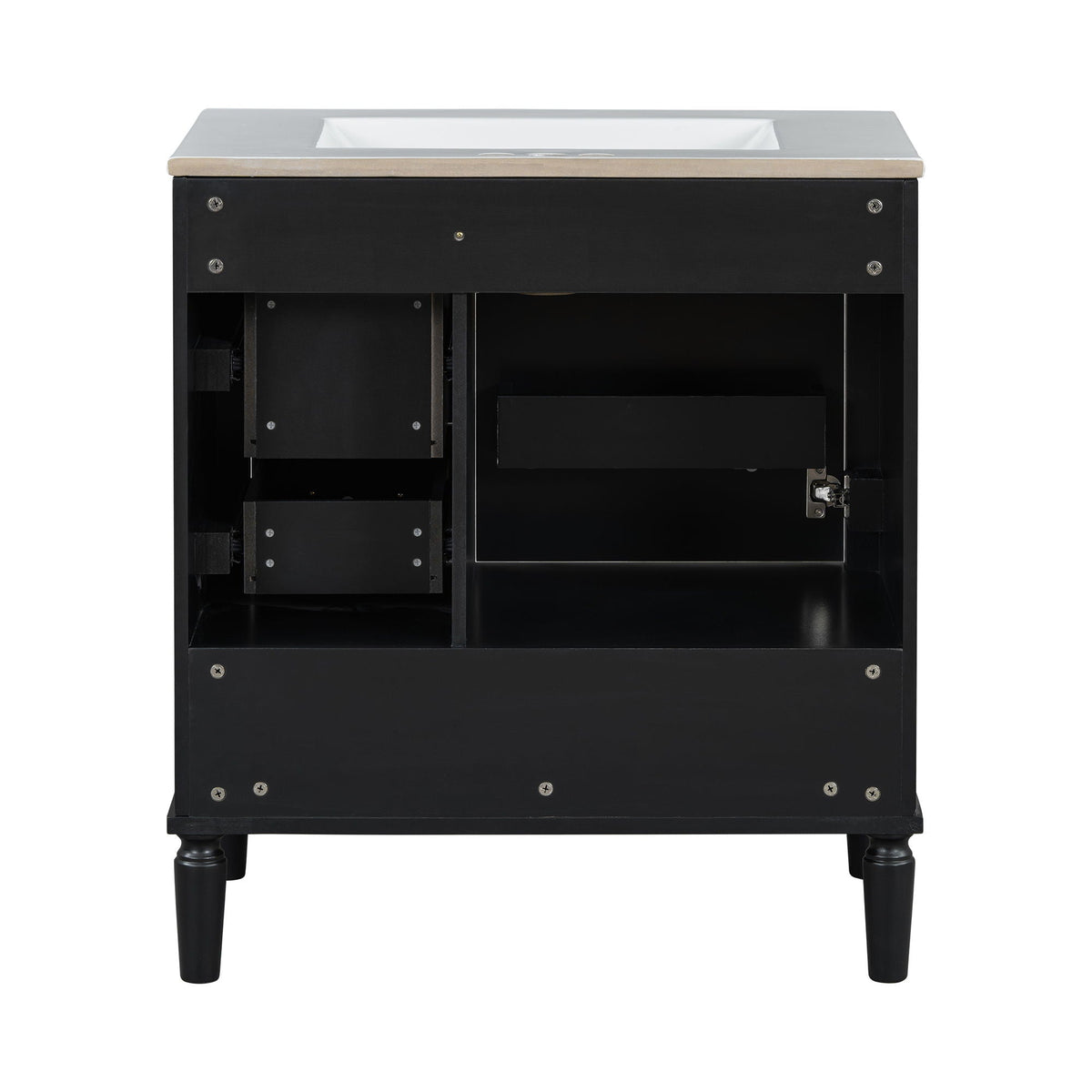 Traditional Bathroom Vanity Set with Soft Close Doors - Multiple Colors