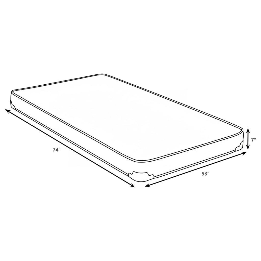 Drover 7-inch Full Foam Mattress with Built-in Bunkie Board
