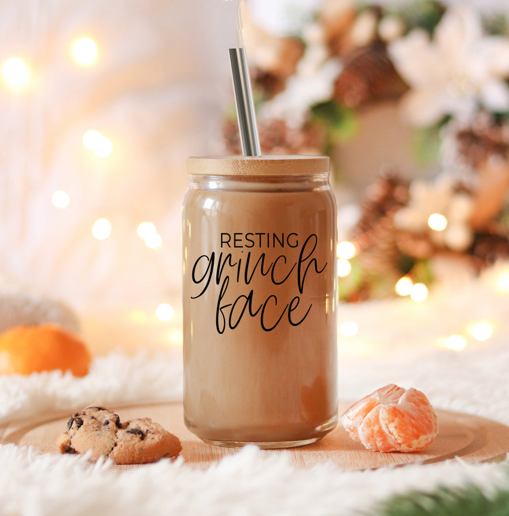 Grinch Face Set 17oz