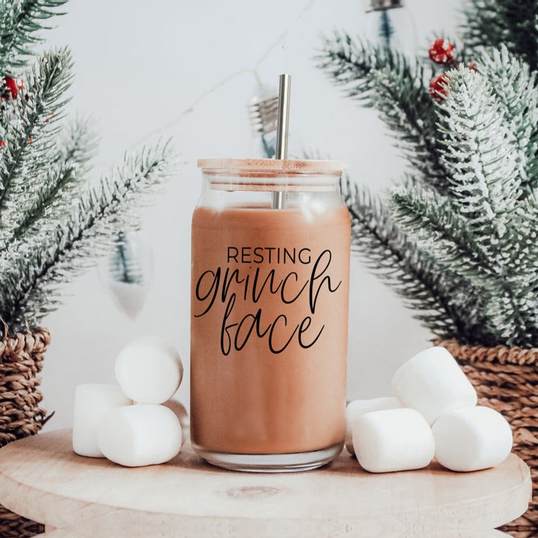 Grinch Face Set 17oz