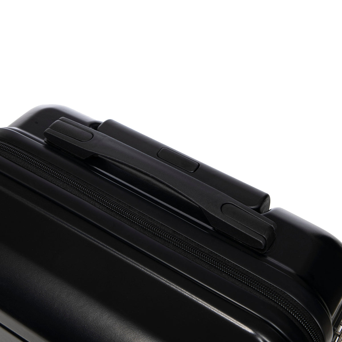 ABS Spinner Wheel Luggage Set with Combination Lock - Black
