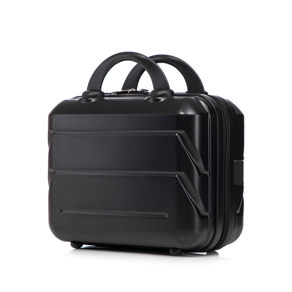 ABS Spinner Wheel Luggage Set with Combination Lock - Black