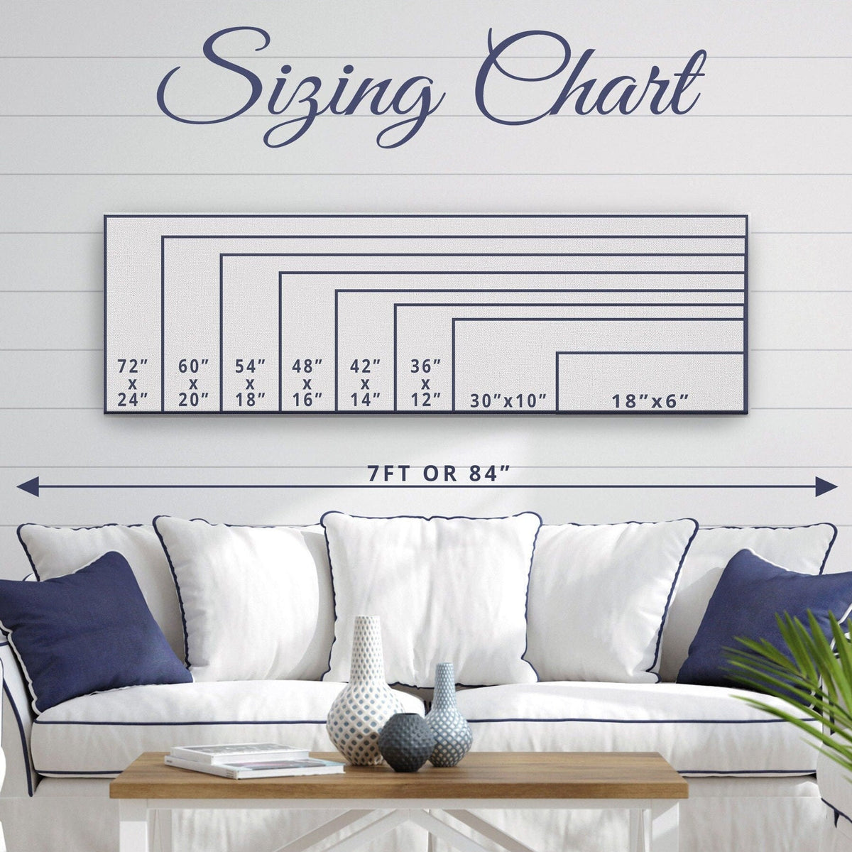 Personalized Coordinates Compass Rose Canvas Sign