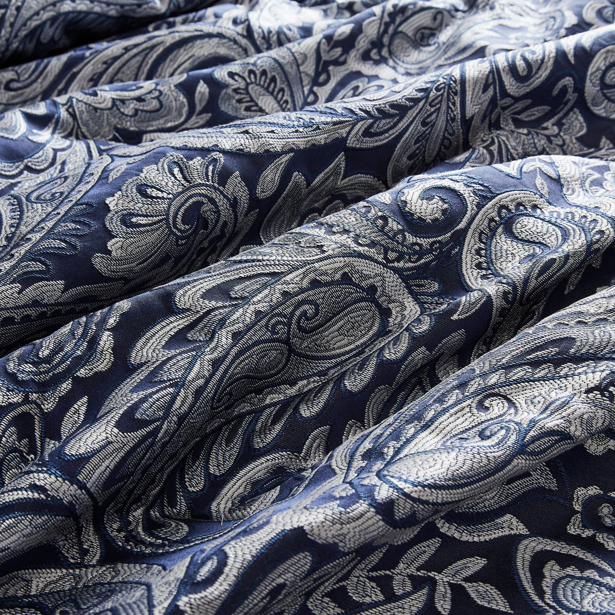 12 Piece Comforter Set with Cotton Bed Sheets Navy King