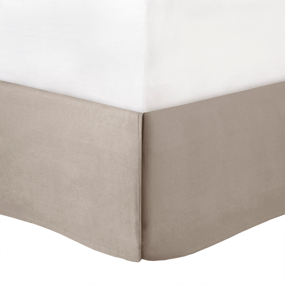 7 Piece Tufted Comforter Set in Taupe