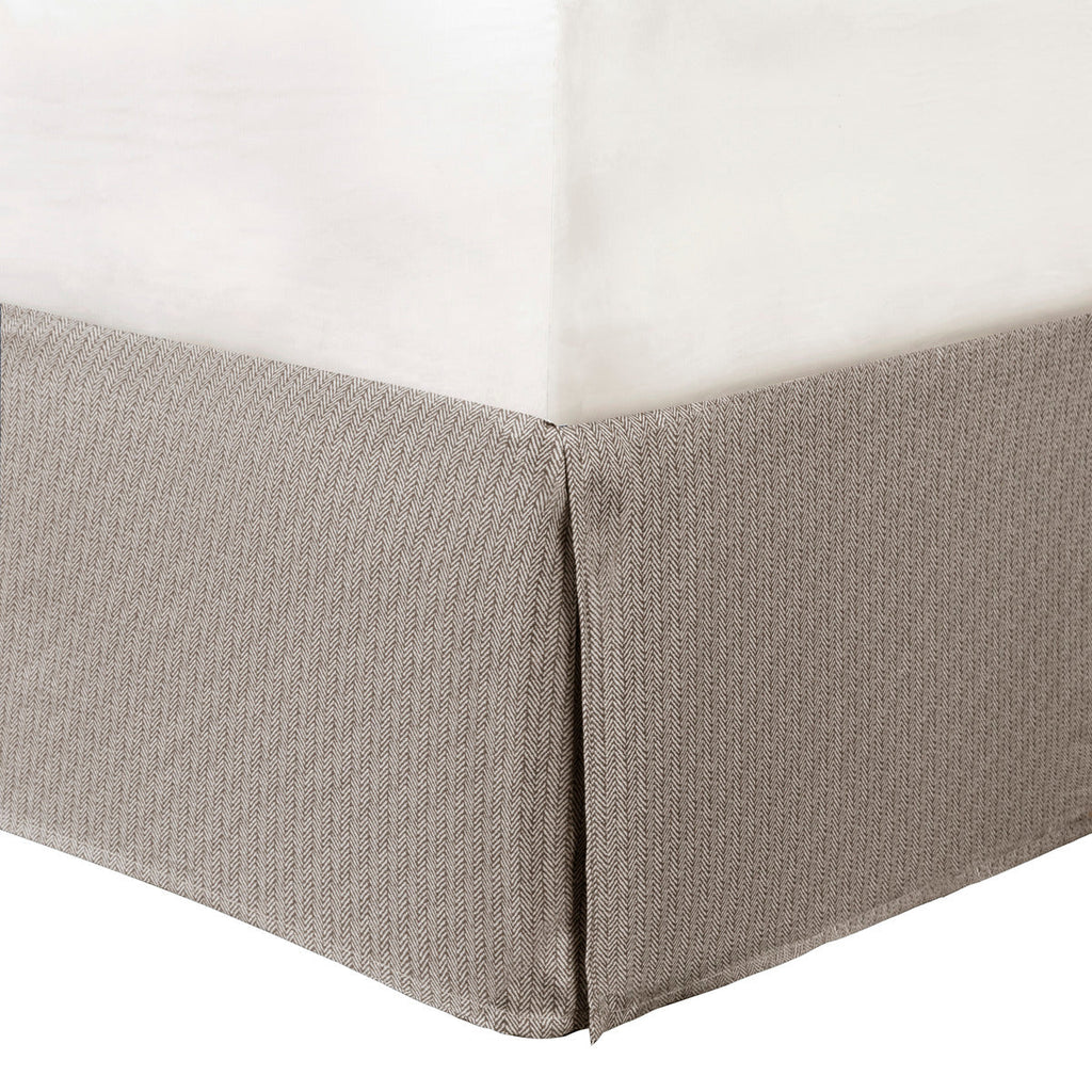 Herringbone Queen Comforter Set with Hypoallergenic Fill - Neutral