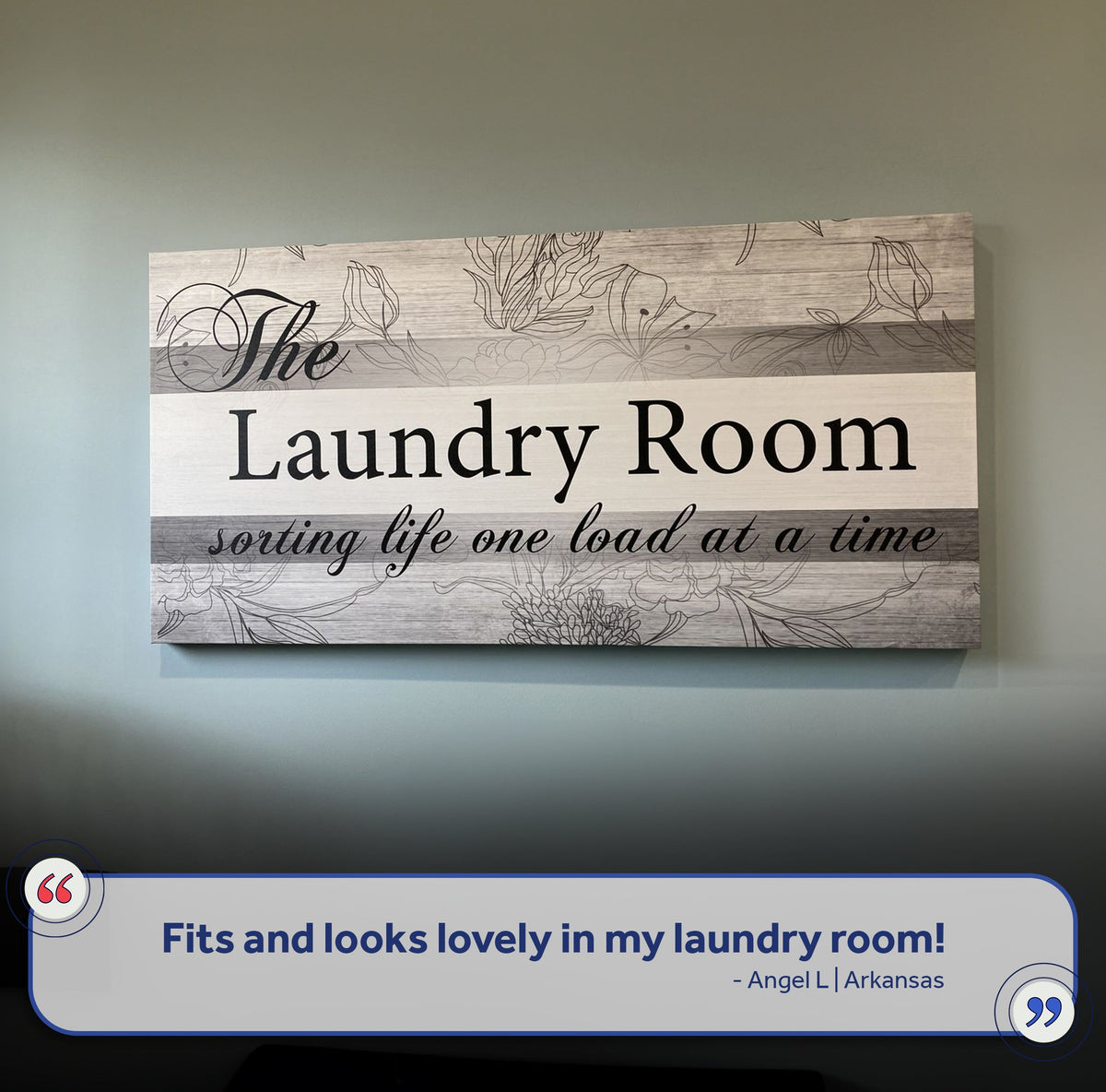 The Laundry Room Sign