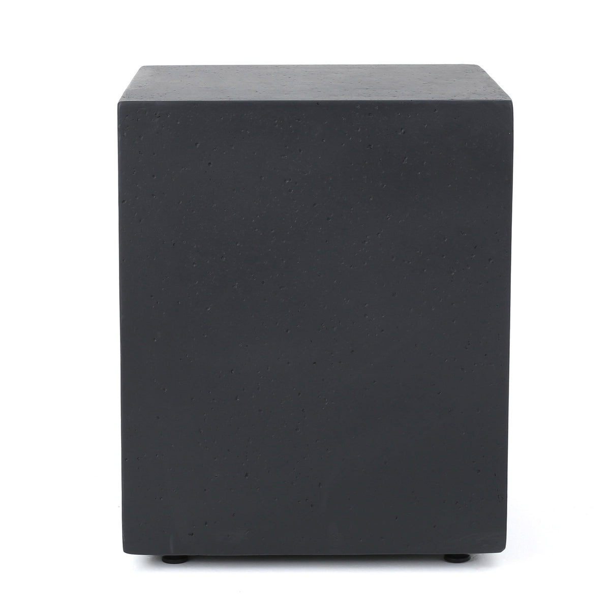 MGO Tank Holder Outdoor Side Table with Smooth Surface - Dark Grey