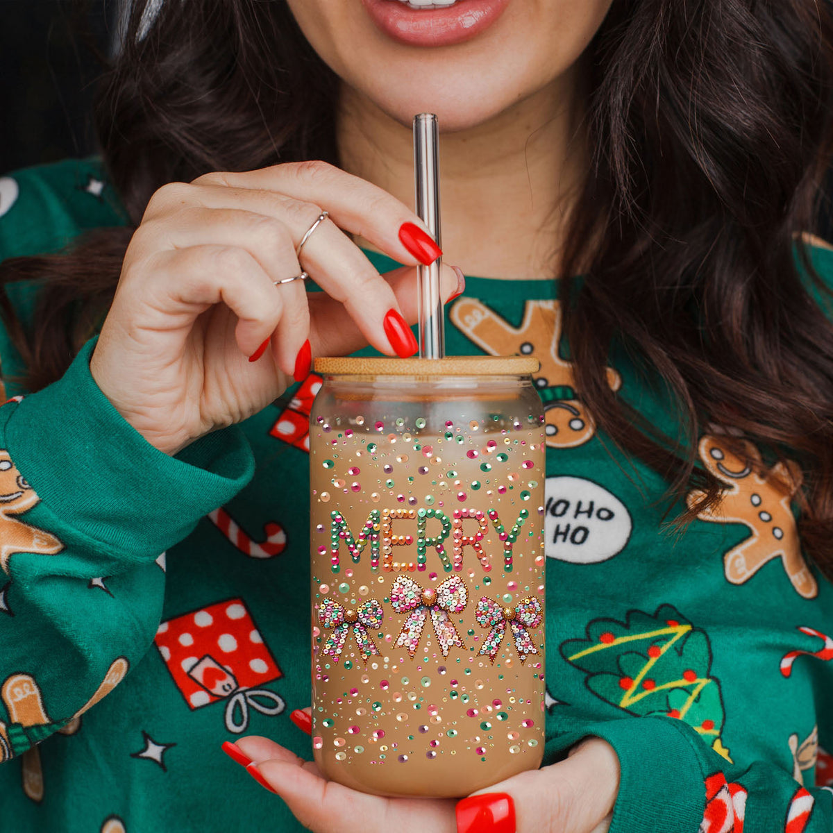 Sequin MERRY 17oz