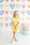 Yellow T-Shirt Dress
