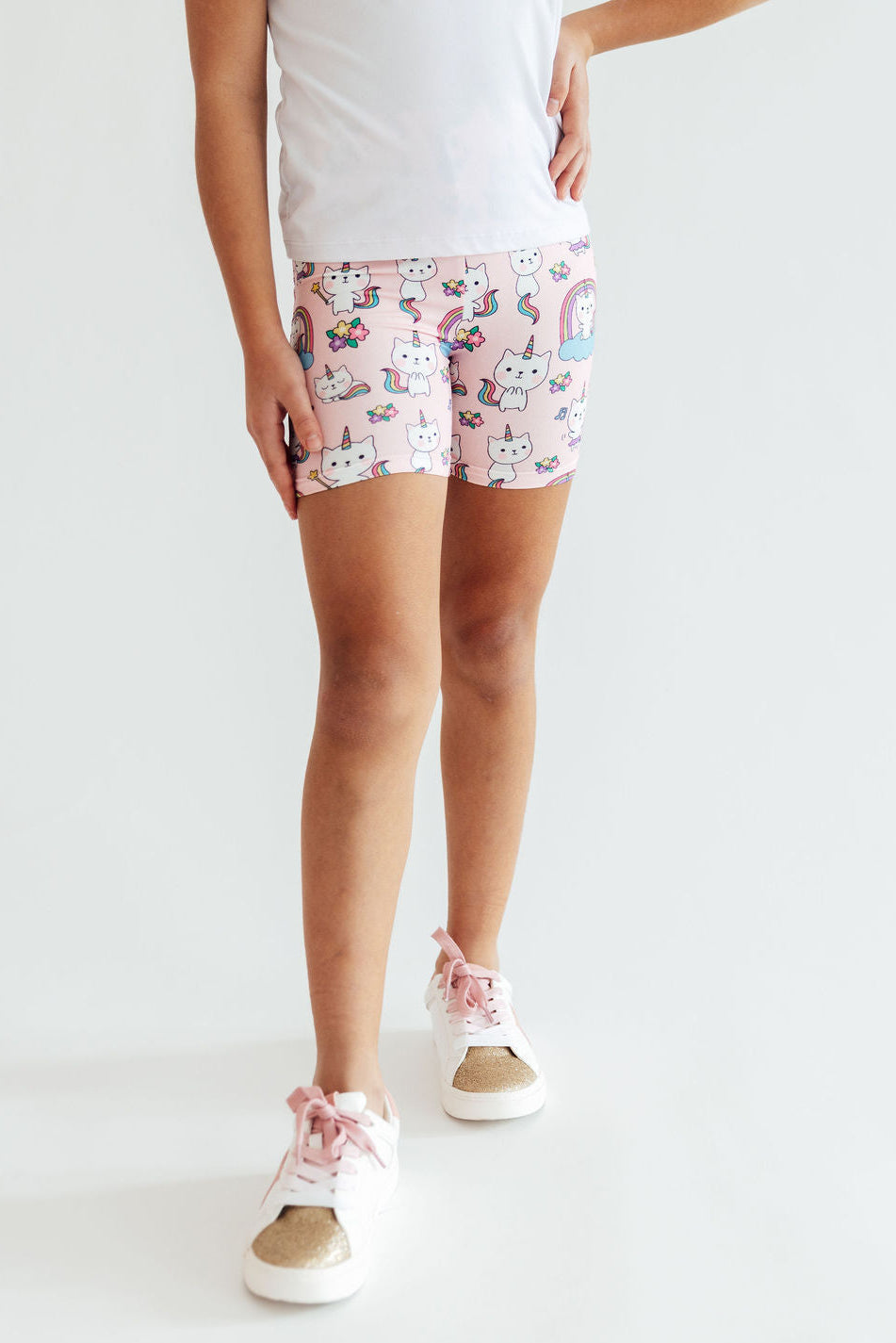 Rainbow Purr-fection Twirl Shorts