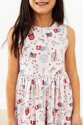 Born in the USA Tank Twirl Dress