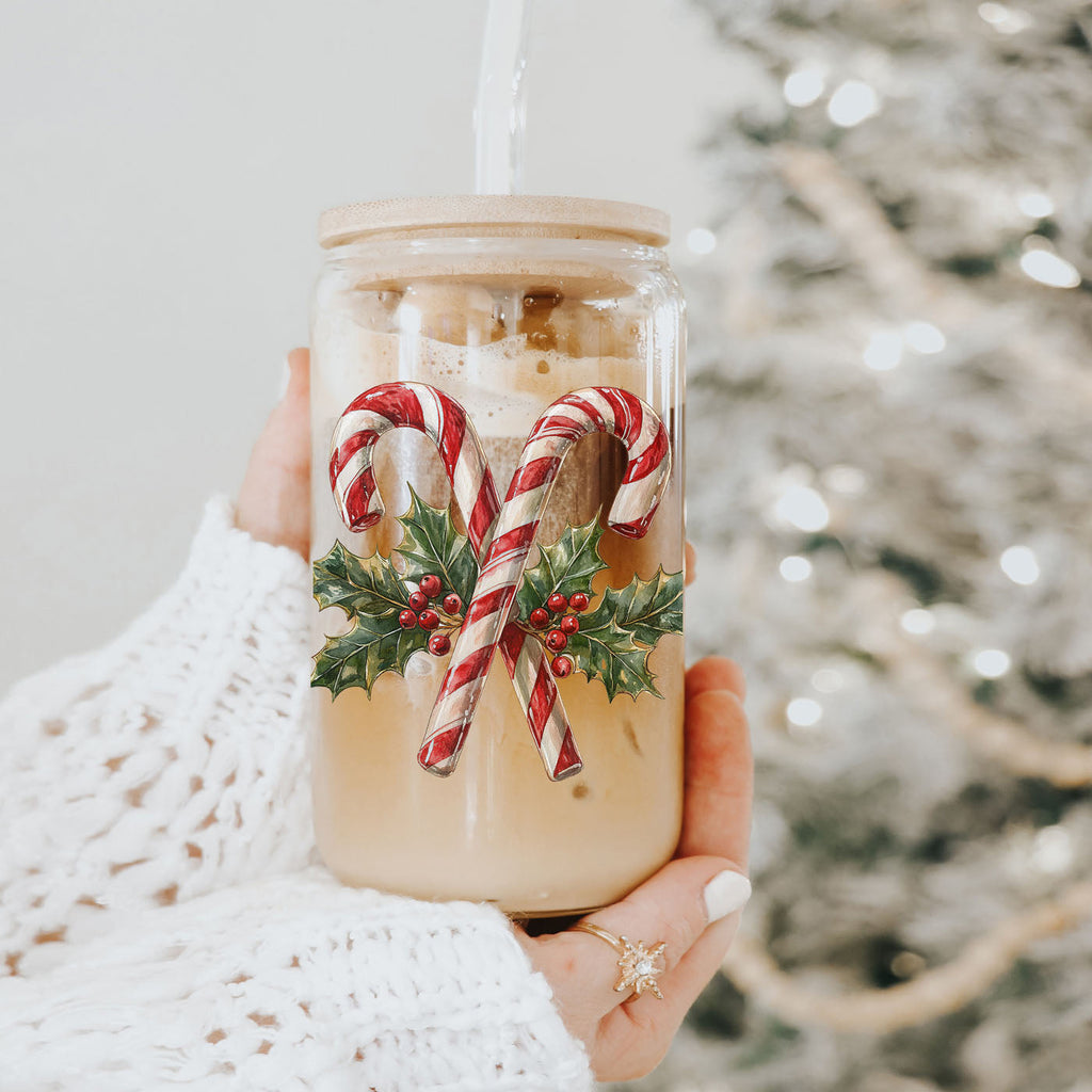 Candy Cane Holly 17oz