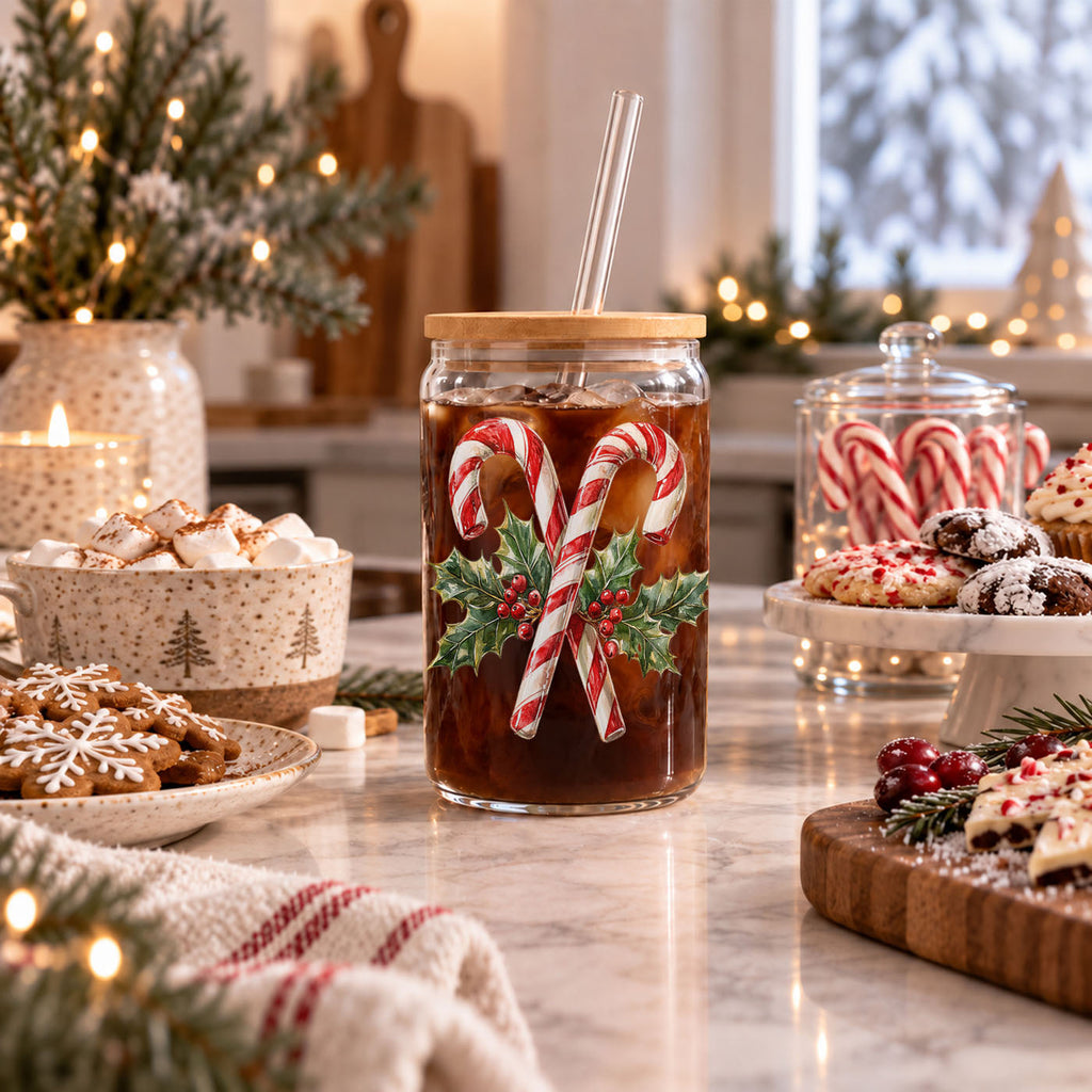 Candy Cane Holly 17oz