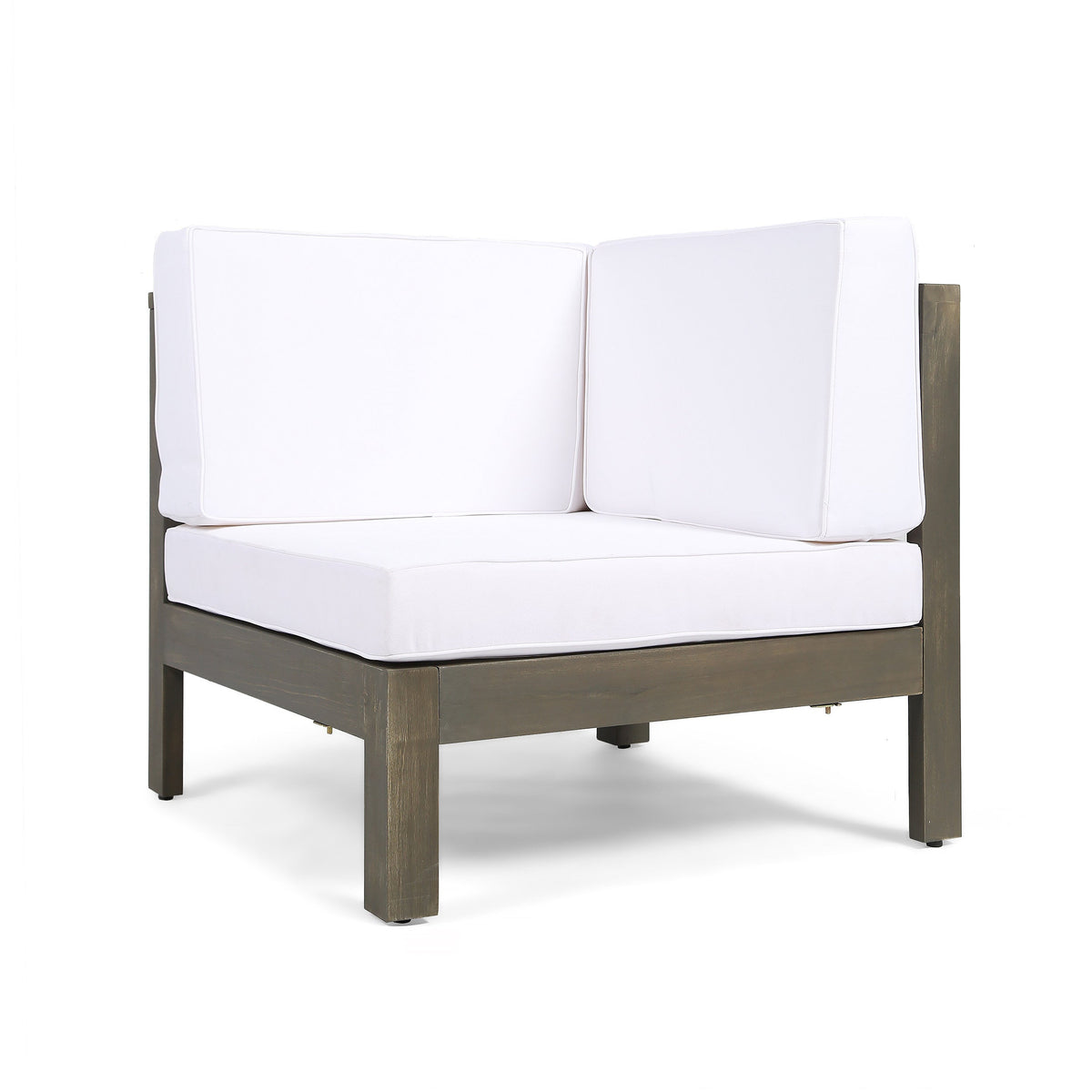 Oana 5-Piece V Shape Sofa Set - White