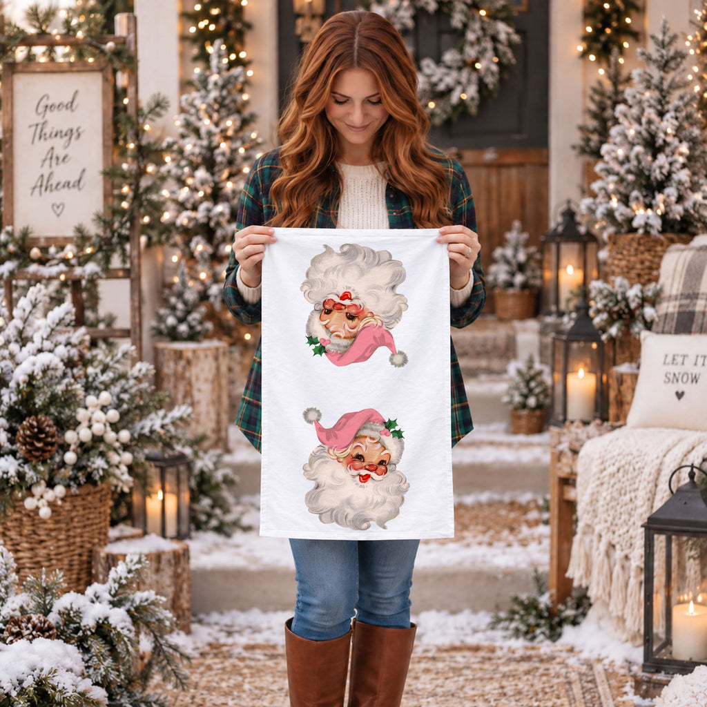 Pink Santa Vintage