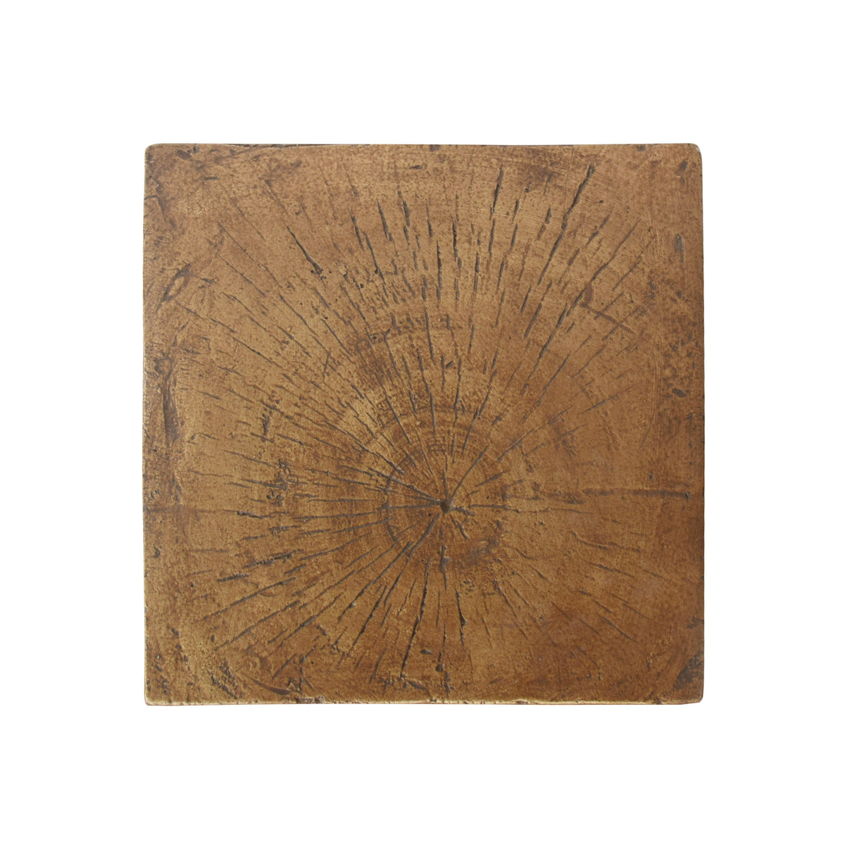 Waylon Side Table with Hourglass Design - Modern Concrete, 12.5" W x 17.75" H