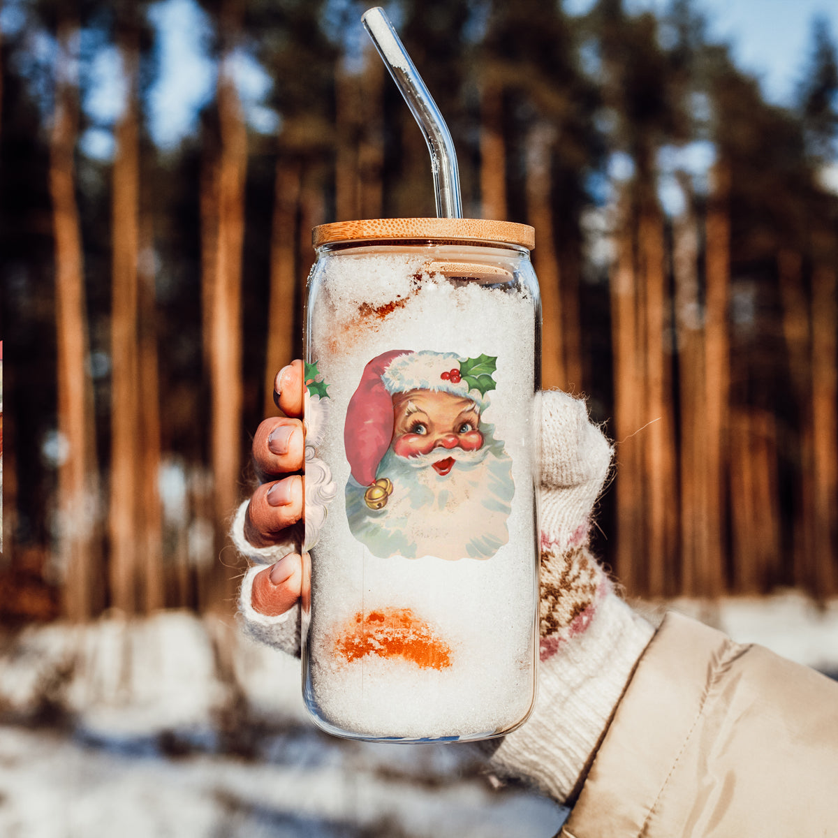 Vintage Santa 17oz