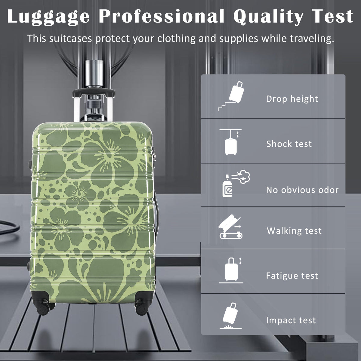 3-Piece Hard Shell Luggage Set – 20" 24" 28"