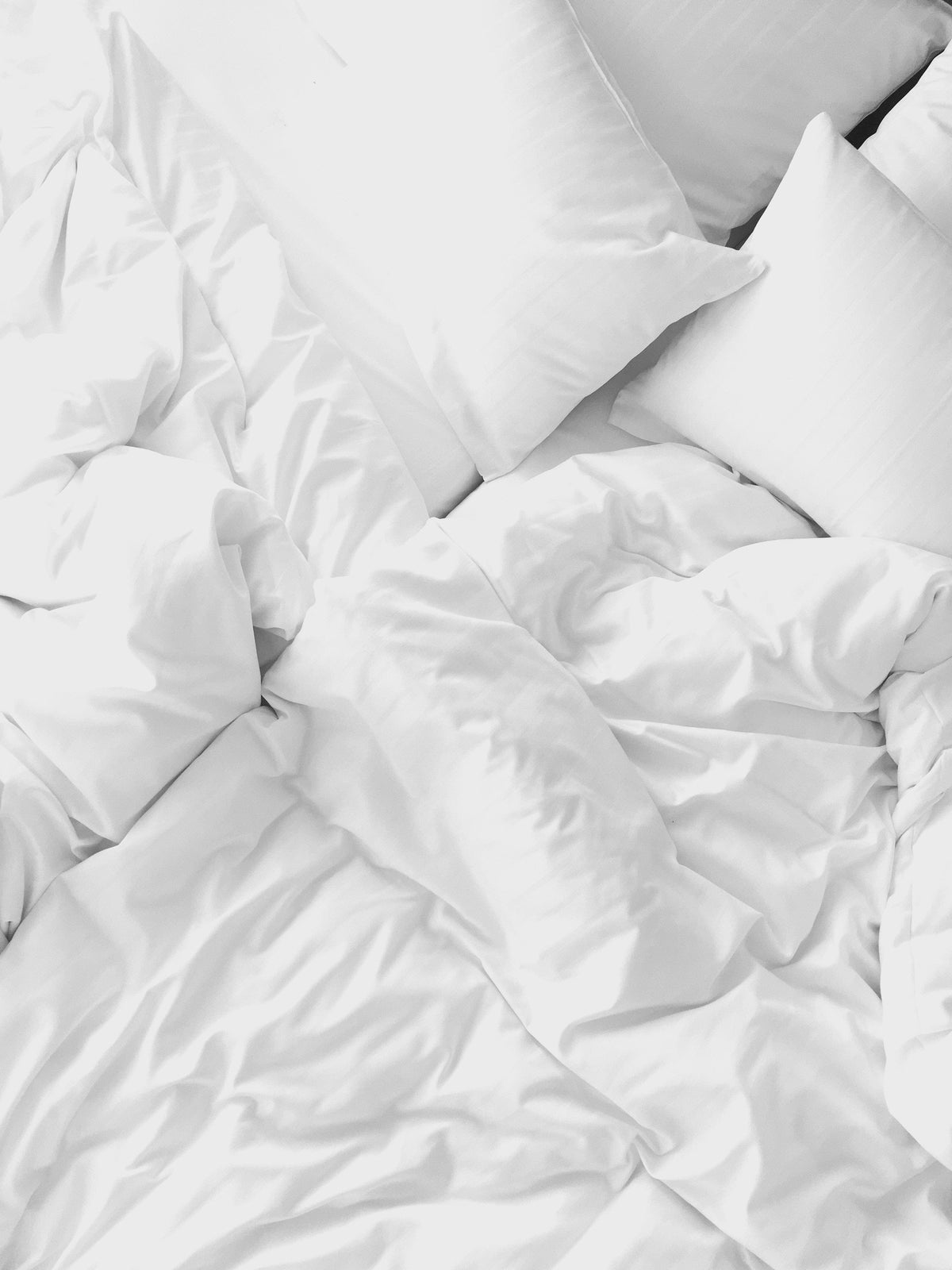 Tache Microfiber Cloud White Bed Sheet Set (505-CW-BSS)