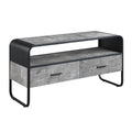 Black TV Stand with Storage Drawers - Raziela Collection