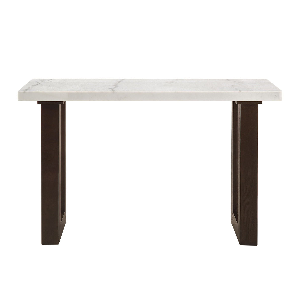 Edwyn Natural Marble Top End Table with Marble Top - White