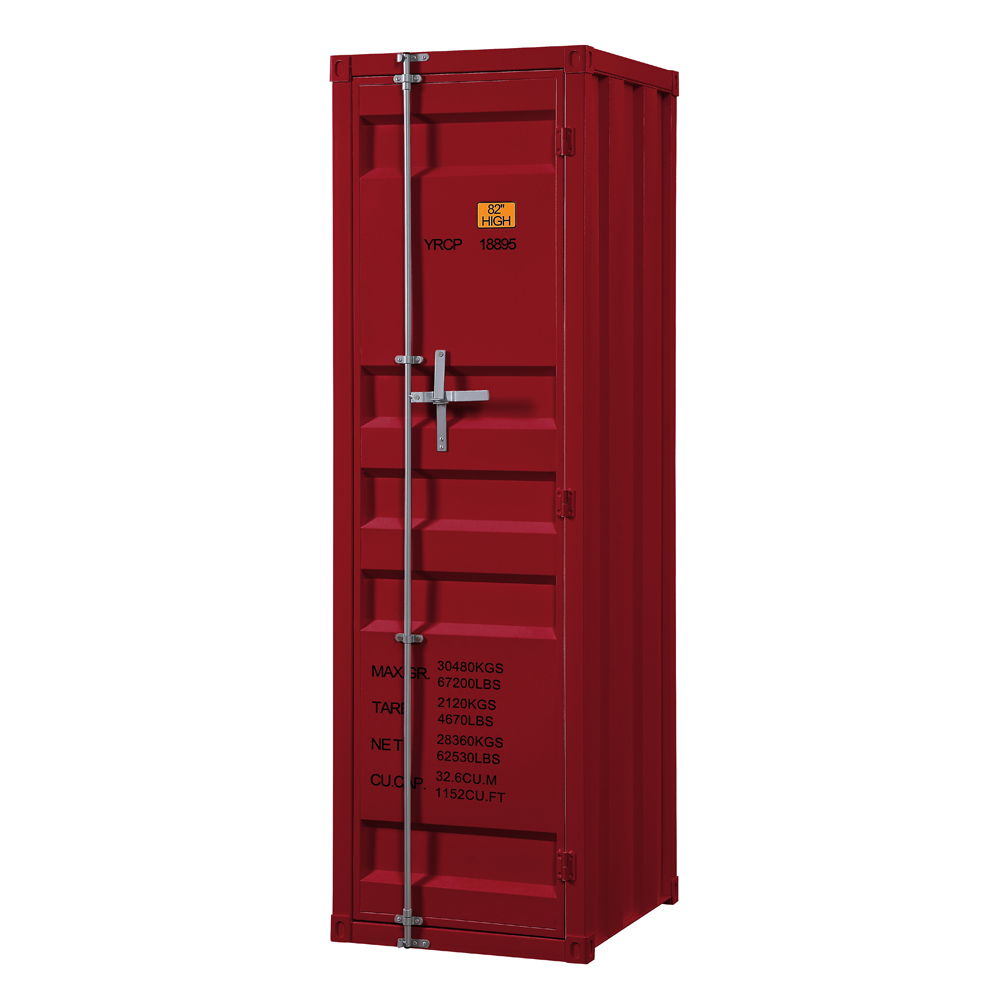 Metal Cargo Wardrobe with Industrial Lock - Blue, Red, or White
